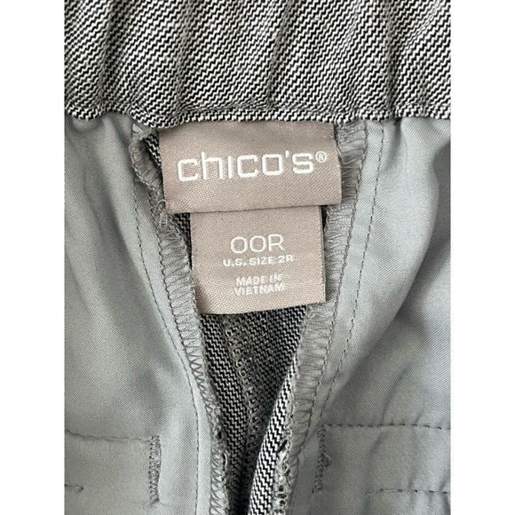 Chicos Gray Pants Women's Size 2R - Picture 3 of 4